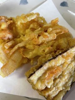 一夜干しイカと新玉のかき揚げ-レシピのメイン写真
