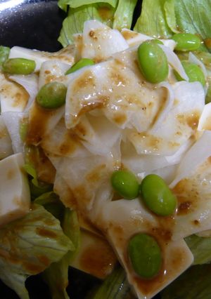 ＊かぶと豆腐のごま味噌サラダ＊-レシピのメイン写真