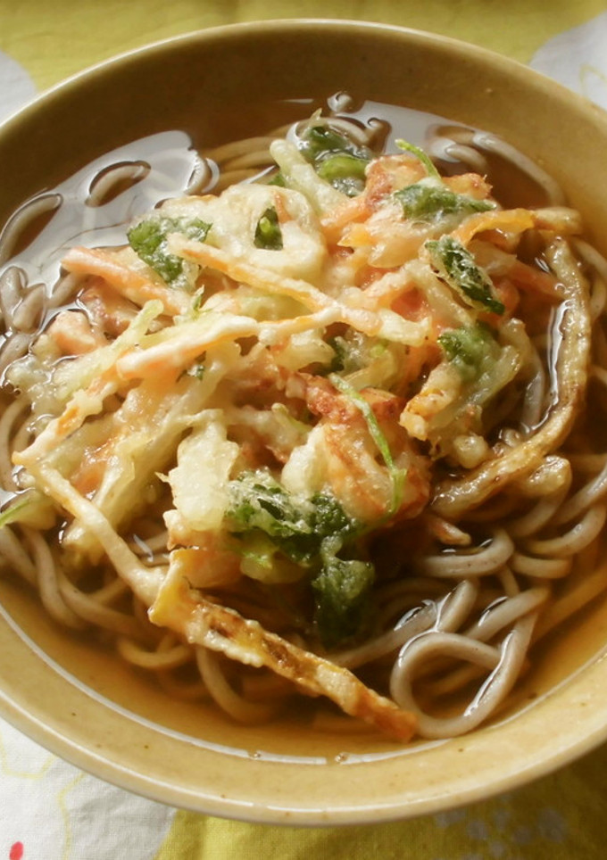 関東の立ち食いそば屋風！かき揚げそば♪-レシピのメイン写真