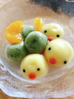 白玉豆腐のフルーツポンチ-レシピのメイン写真