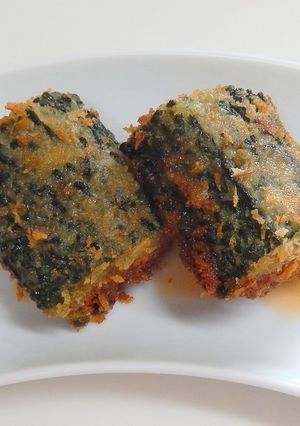 ゴーヤの肉詰めエスニック風味揚げ-レシピのメイン写真