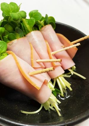 かいわれのハム巻き-レシピのメイン写真