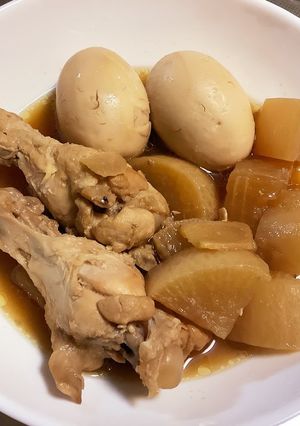 超楽々　鶏と大根のさっぱり煮　作ります-レシピのメイン写真