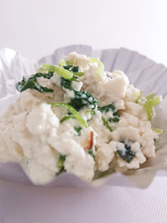 三つ葉のなんちゃって白和え松茸味-レシピのメイン写真
