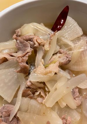 ブータン料理パクシャパ-レシピのメイン写真