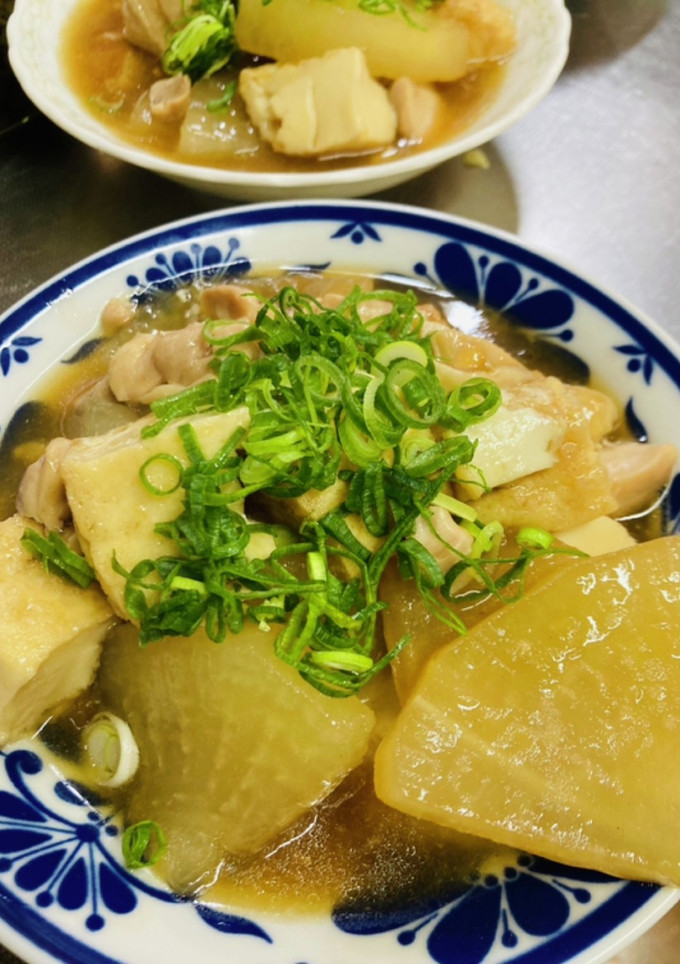 大根と厚揚げと鶏肉の煮物-レシピのメイン写真