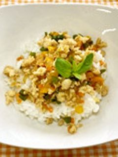 保育施設給食★ガパオライス風-レシピのメイン写真