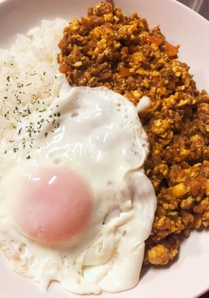 豆腐で量増キーマカレー-レシピのメイン写真