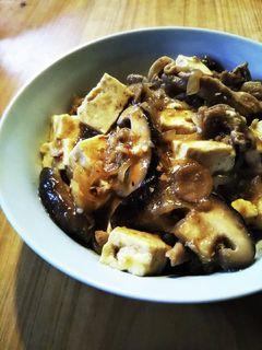 豆鼓醤が極立つ!椎茸と豚こまで麻婆豆腐-レシピのメイン写真