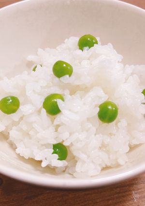 グリンピースごはん-レシピのメイン写真