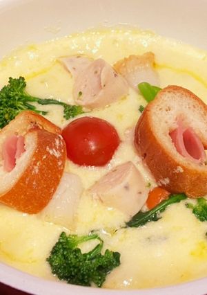 おひとりさまチーズフォンデュ-レシピのメイン写真