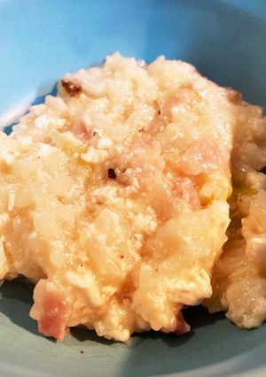 春キャベツのクリームリゾット(炊飯器で)-レシピのメイン写真