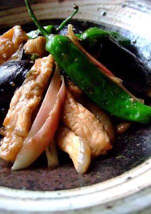 しし唐と茄子の味噌炒め-レシピのメイン写真