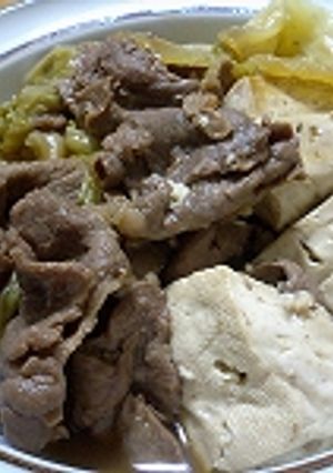 わが家の肉豆腐-レシピのメイン写真