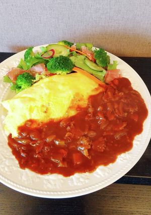 リメイク　ハッシュドビーフオムライス-レシピのメイン写真