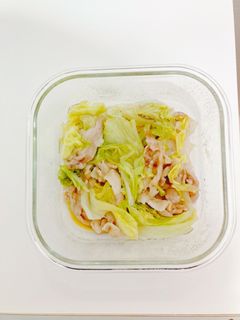簡単♪豚バラと白菜のレンジ蒸し-レシピのメイン写真