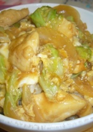 フライパンで簡単ヘルシー親子丼-レシピのメイン写真