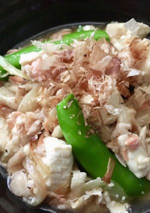 簡単☆スナップエンドウと鮭の蒸し炒め-レシピのメイン写真