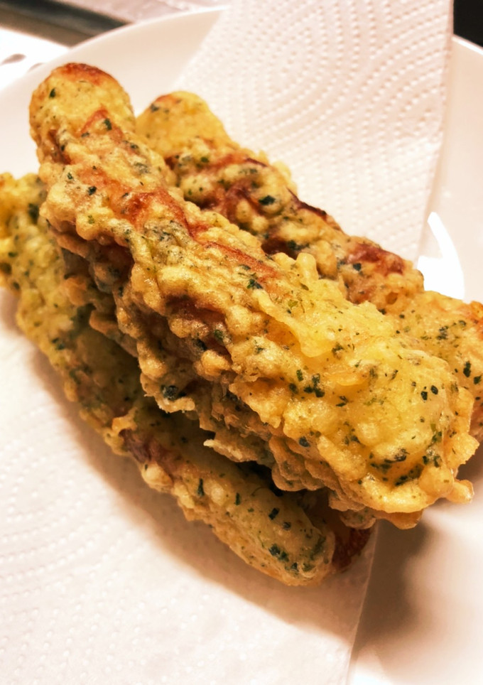ゴボウinちくわ磯辺揚げ-レシピのメイン写真