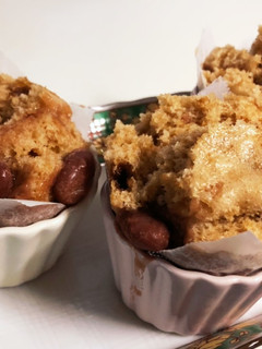 ♬煮豆と豆乳の黒糖蒸しパン♬-レシピのメイン写真