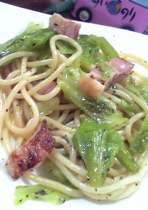キャベツとベーコンでイタリアンパスタ-レシピのメイン写真