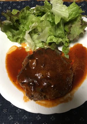 卵を使わないハンバーグ-レシピのメイン写真