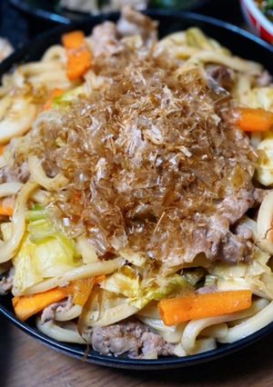 子供が好きな甘め焼うどん-レシピのメイン写真