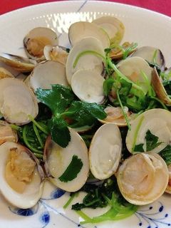 はまぐりと三つ葉のサッと煮-レシピのメイン写真
