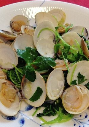 はまぐりと三つ葉のサッと煮-レシピのメイン写真