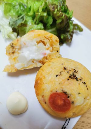 ホケミで簡単★ポテサラマフィン-レシピのメイン写真