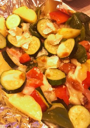 焼いて和えてオーブンへ☆彩り野菜グリル-レシピのメイン写真