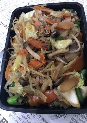＃0321春野菜たっぷり野菜いたーめ-レシピのメイン写真