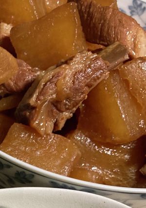 大根と豚スペアリブの煮物-レシピのメイン写真