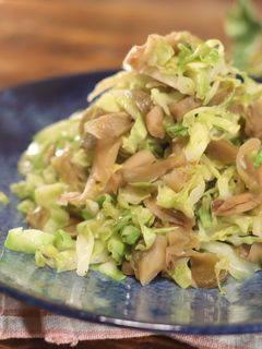 春キャベツと搾菜の旨味炒め-レシピのメイン写真