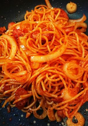 ★調味料2つだけ♪簡単ナポリタン★-レシピのメイン写真
