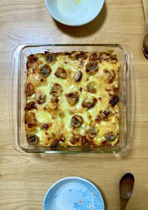 パンの耳活用♪フルーツパングラタン-レシピのメイン写真