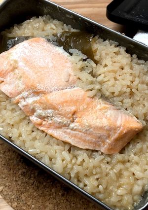 メスティン de 簡単鮭ご飯♪-レシピのメイン写真