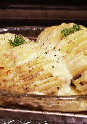 簡単！新じゃがのハッセルバックポテト-レシピのメイン写真