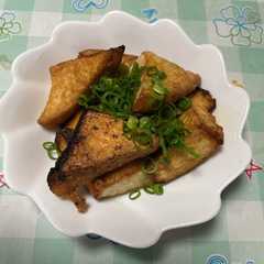 รูปของ お酒のお供に厚揚げ焼き