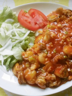 ベビー帆立のチリソース♪-レシピのメイン写真