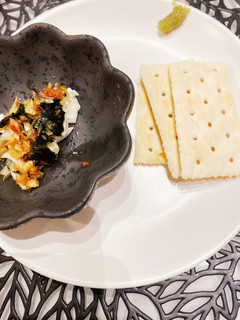クリームチーズのわさび醤油(クラッカー)-レシピのメイン写真