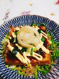厚揚げのお好み焼き風-レシピのメイン写真