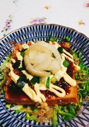 厚揚げのお好み焼き風-レシピのメイン写真