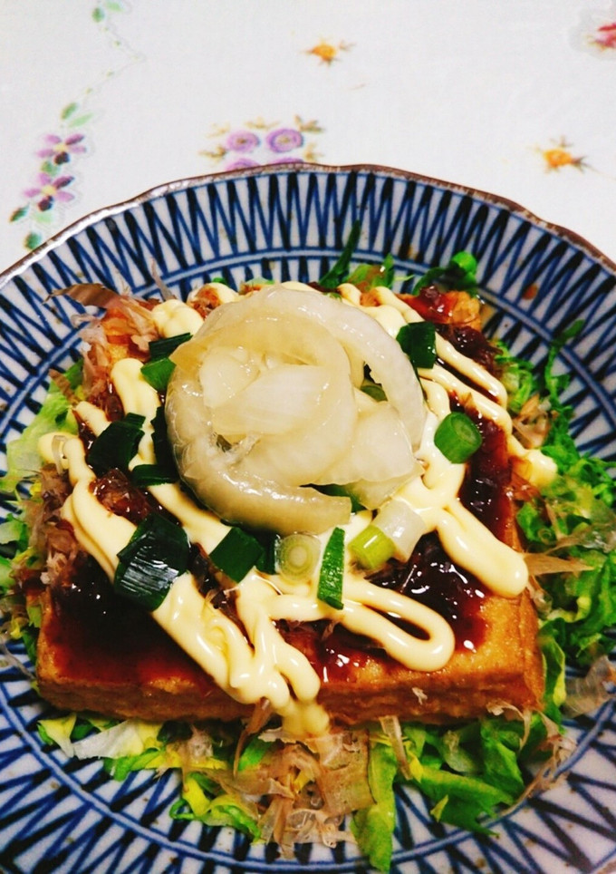 厚揚げのお好み焼き風-レシピのメイン写真