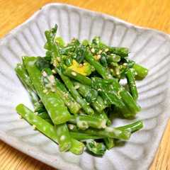 รูปของ のらぼう菜(菜の花)のごまマヨネーズ和え