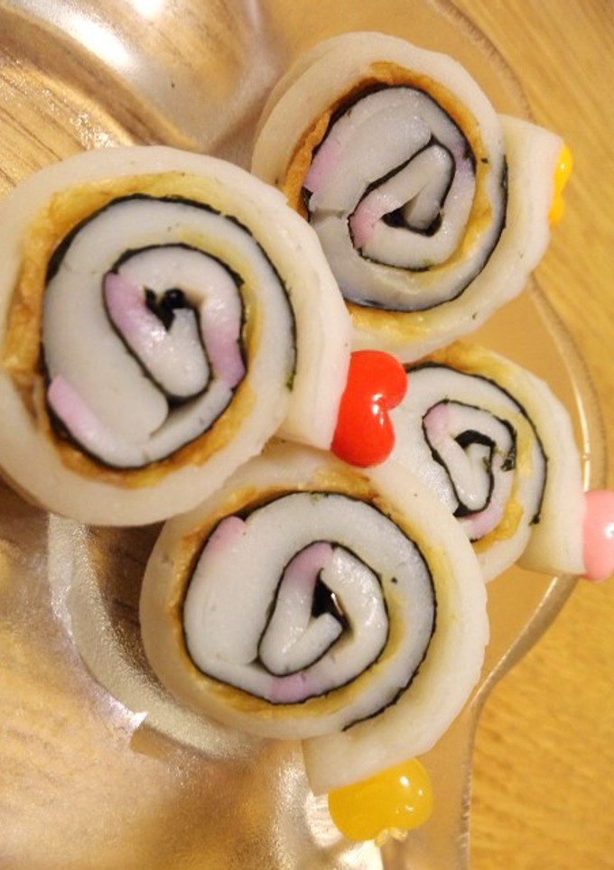 お弁当に簡単〰ちくわ＆蒲鉾のクルクル❤-レシピのメイン写真
