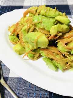 アボカドと人参のサラダ-レシピのメイン写真