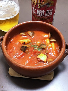 タコのトマト煮!ポルポアッフォガート-レシピのメイン写真