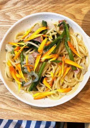 春の彩りパスタ-レシピのメイン写真
