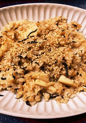 【腸活】たけのこツナヒジキ玄米炊込みご飯-レシピのメイン写真